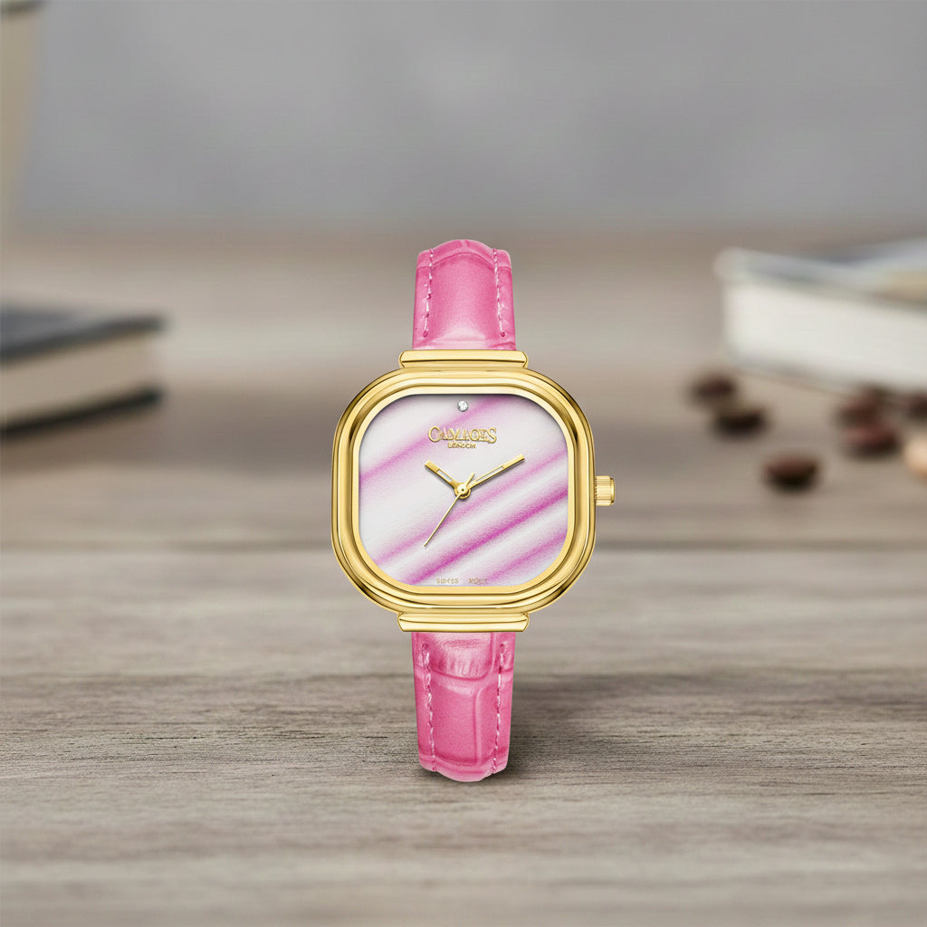 Gamages Of London: Ladies Mirror Diamond Automatic Ladies Watch In Stainless Steel V32514072 1