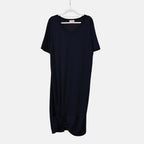 La Marey Jersey One-Piece Dress (Size L) - Navy Blue_7749498_5