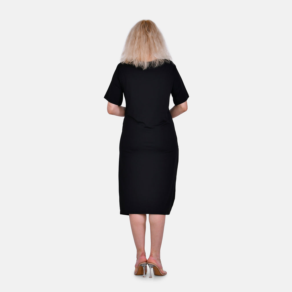 La Marey Jersey One-Piece Dress (Size - M) - Black_7749519_1