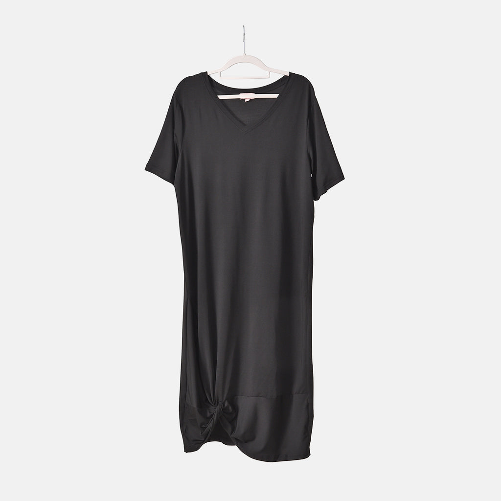 La Marey Jersey One-Piece Dress (Size - M) - Black_7749519_5