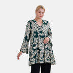 La Marey Viscose Boho style Top (Size S/M,10-14) - Green_7750178