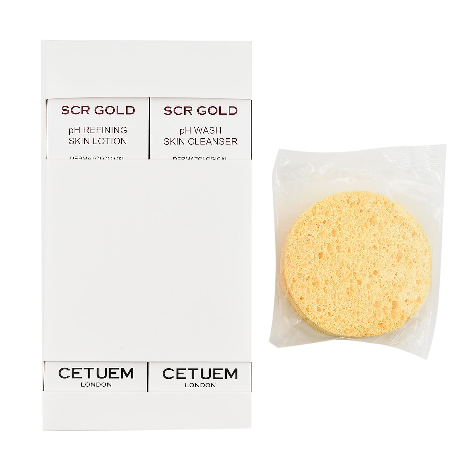 Cetuem Duo Bundle (Incl. PH Skin Cleanser and PH Skin Lotion) with Free Sponge 7751497 0