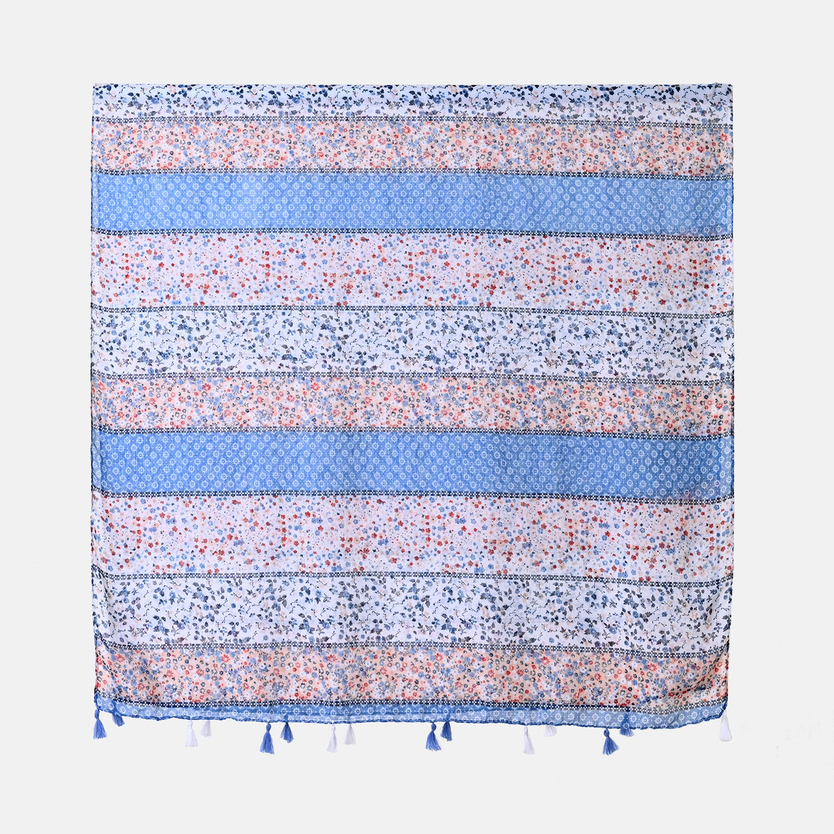 Closeout Deal New Arrival Printed Scarf with Tassels 7751701 4