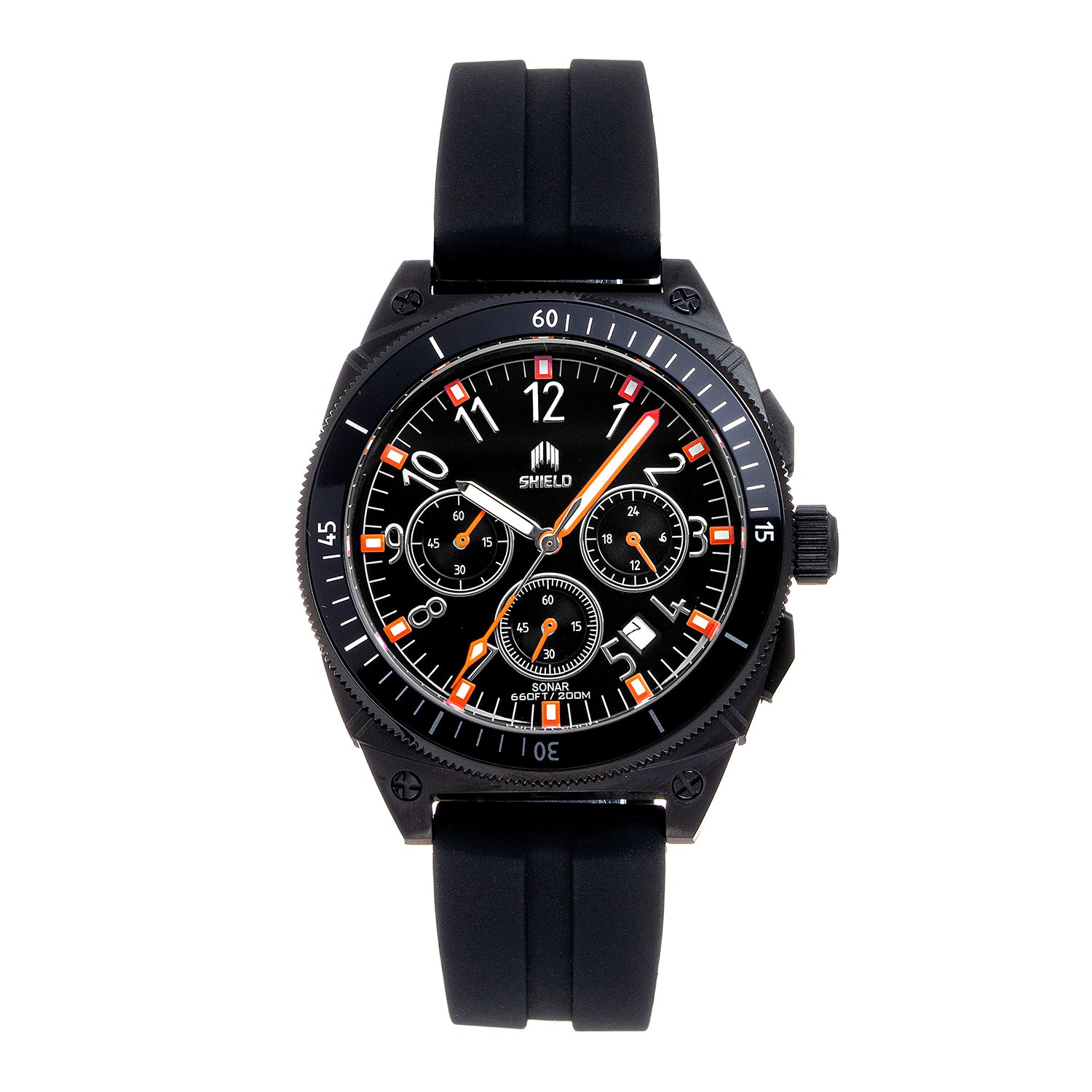Shield Sonar Chronograph Strap Men's Watch 7754640 0