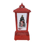Christmas Snow Lanterns(Size-12x12x25cm) With 4 LED Light_7755869