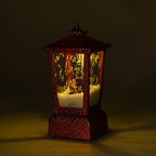 Christmas Snow Lanterns(Size-12x12x25cm) With 4 LED Light_7755869_2