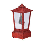 Christmas Snow Lanterns(Size-12x12x25cm) With 4 LED Light_7755869_4