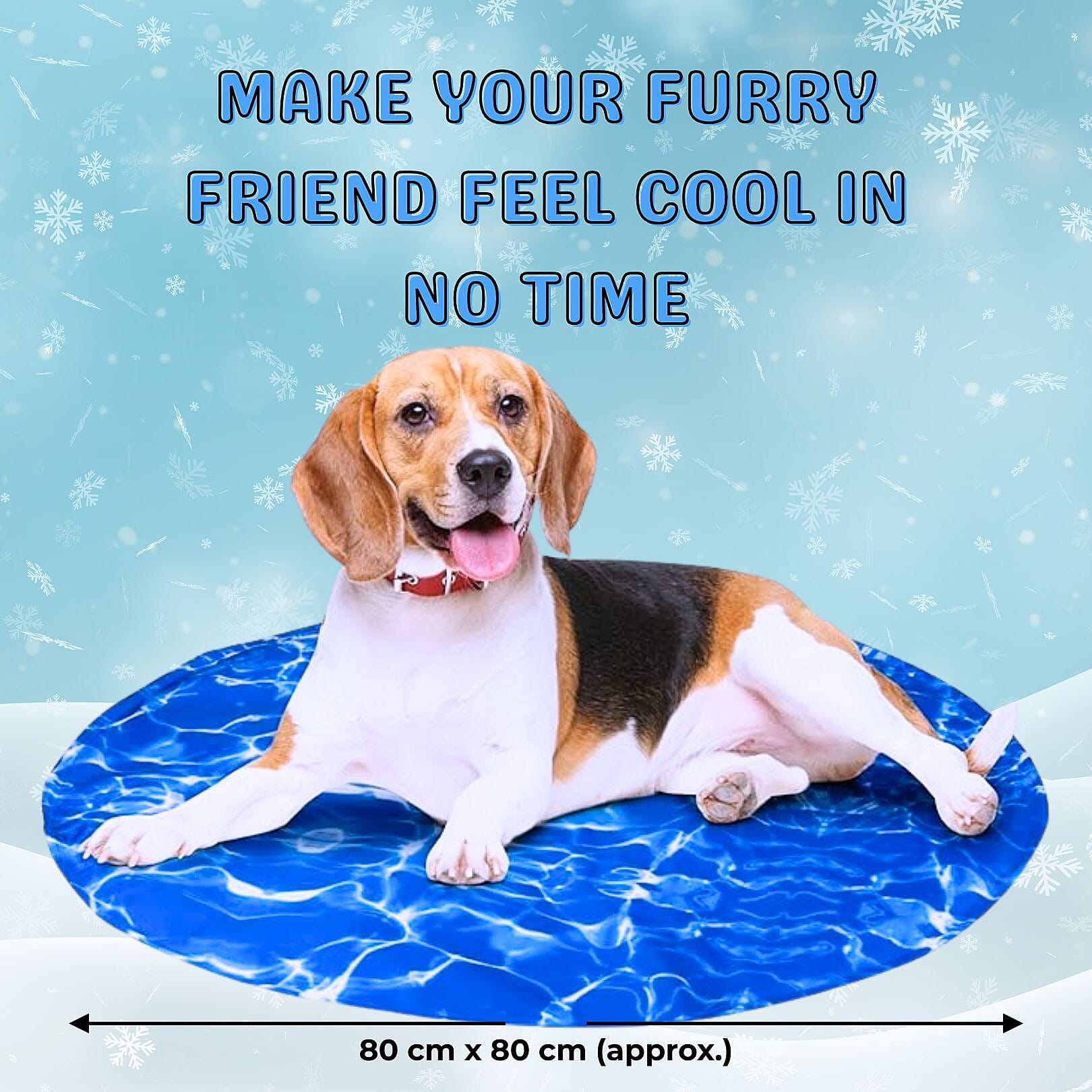 Water Ripple Cooling Pet Bed and Mat 7756972 3