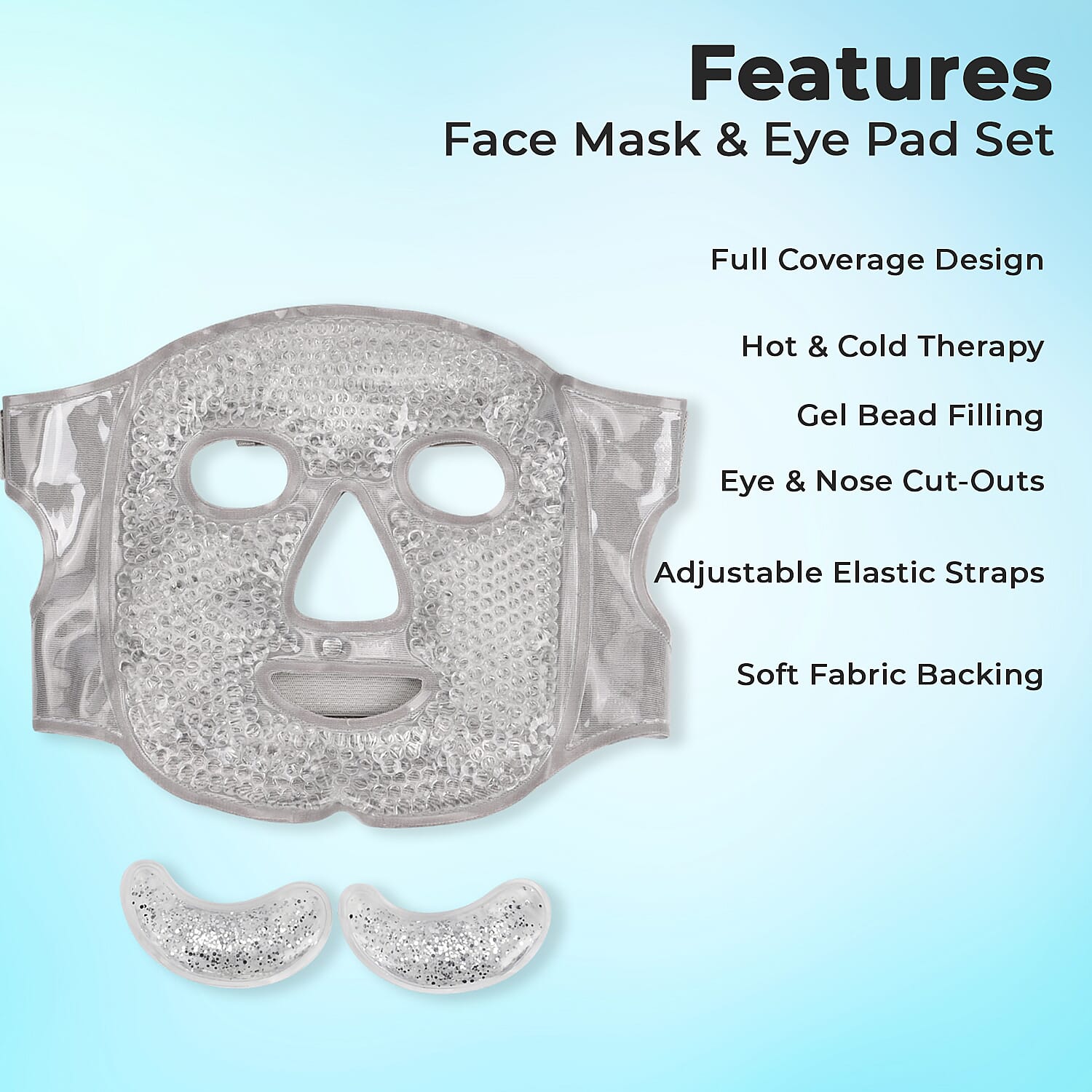 Hot and Cold Therapy Full Coverage Face Mask and Eye Pad Set 7758308 4