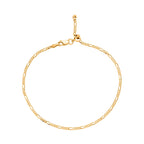 14K YG Overlay Sterling Silver Bracelet (Size - 8.5)_7758332