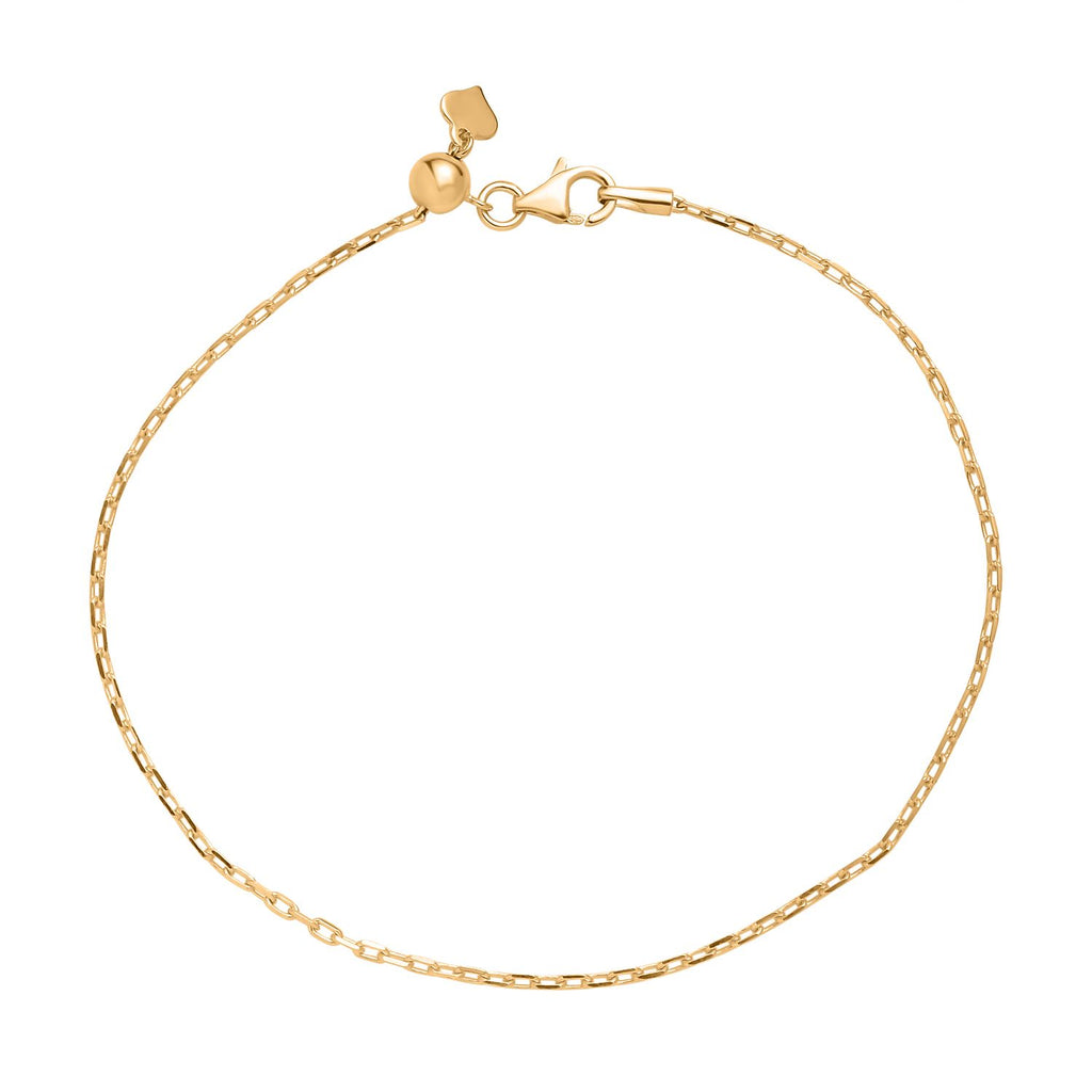 14K YG Overlay Sterling Silver Bracelet (Size - 8.5)_7758335