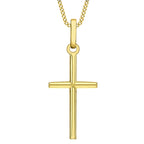Hatton Garden Closeout - 9K Yellow Gold Cross Pendant