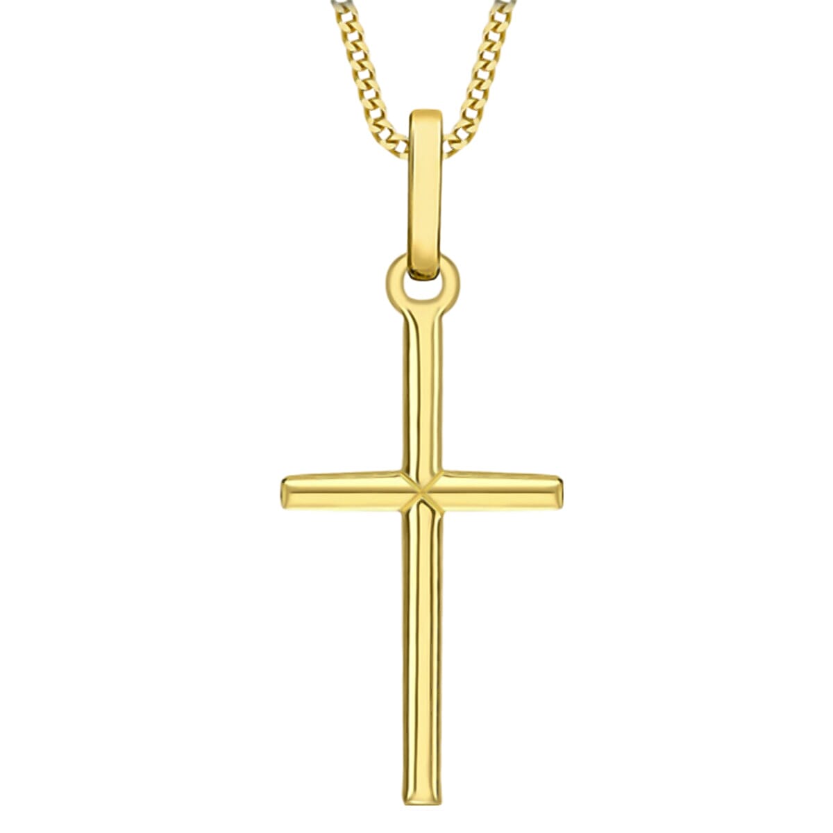 Hatton Garden Closeout - 9K Yellow Gold Cross Pendant 7761419 0