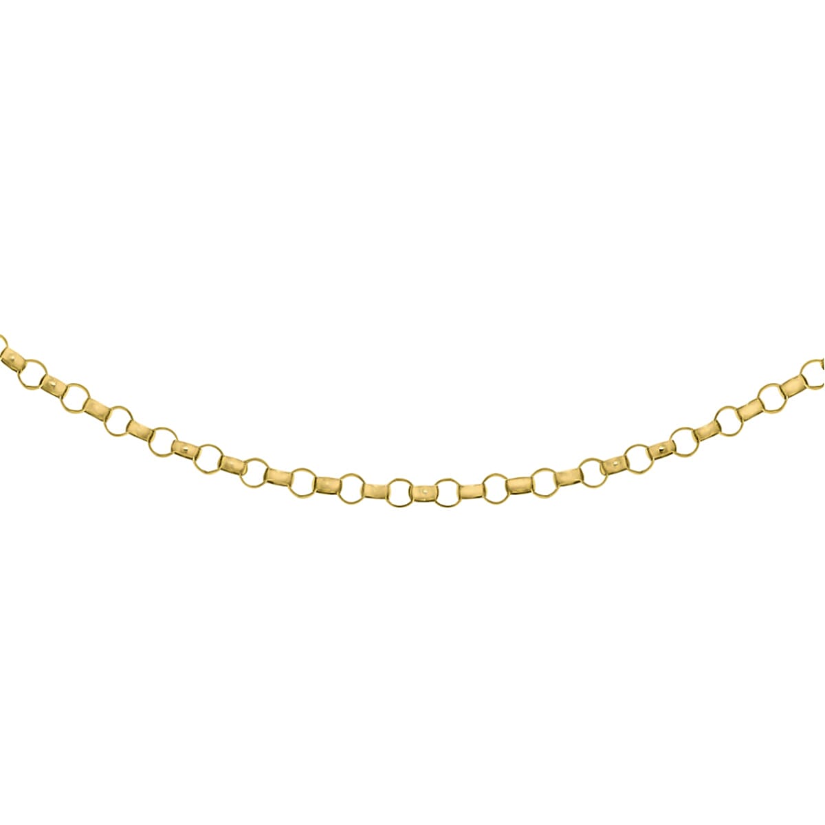 Biggest Close Out Deal- 9K Yellow Gold Belcher Necklace (Size - 18) 7761424 0