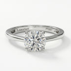 Luxuriant - 950 Platinum SGL Certified (VS/G-H) Lab Grown Diamond Solitaire Ring 2.00 Ct_7761622