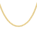 Closeout Deal - 9K Yellow Gold Diamond Cut Rambo Necklace (Size - 22), Gold Wt. 12.20 Gms_7763411_1