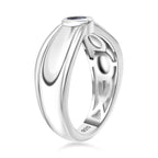 D'Joy AAA Tanzanite Solitaire Ring in Platinum Overlay Sterling Silver_7767036_3