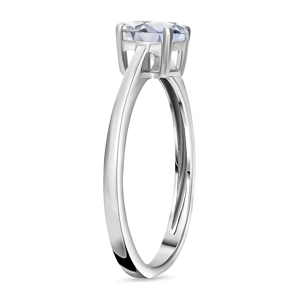 950 Platinum IGI Certified (VS-D) Square Emerald Cut Lab Grown Diamond Solitaire Ring 1.01 Ct.