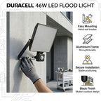 Flood Light-Duracel - High Quality Long Lasting LED 4000 Lumen (46W ) - Black_7767868_3