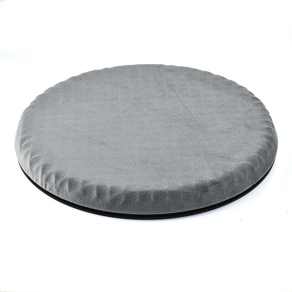 360 Degree Rotating Base Flexible Gel Seat Cushion - Breathable & Washable With Cover._7767872