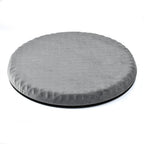 360 Degree Rotating Base Flexible Gel Seat Cushion - Breathable & Washable With Cover._7767872