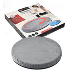 360 Degree Rotating Base Flexible Gel Seat Cushion - Breathable & Washable With Cover._7767872_1