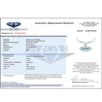 Certified and Appraised RHAPSODY 950 Platinum AAAA Santa Maria Aquamarine, Diamond Necklace 11.10 Ct