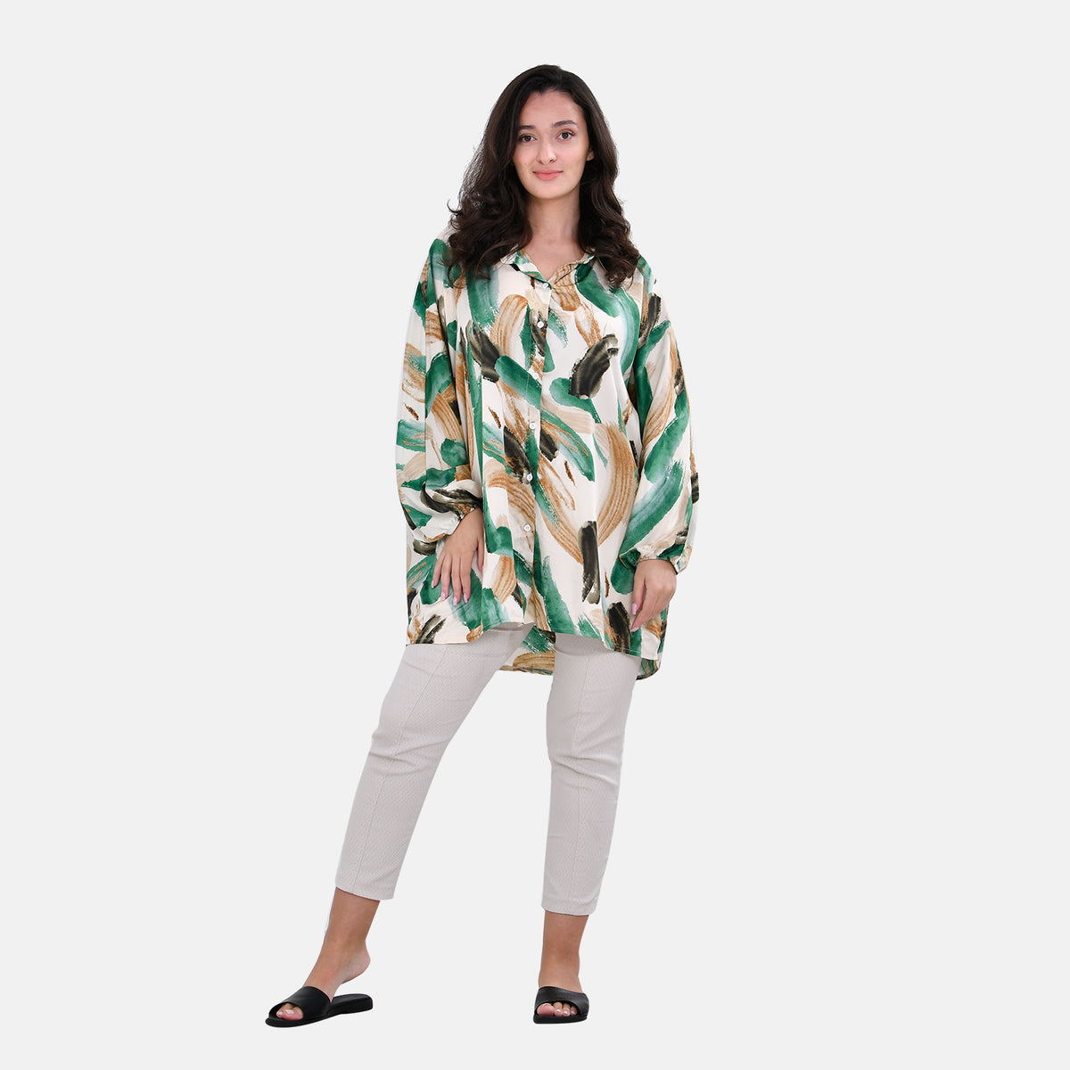La Marey Printed Top V32514834 0