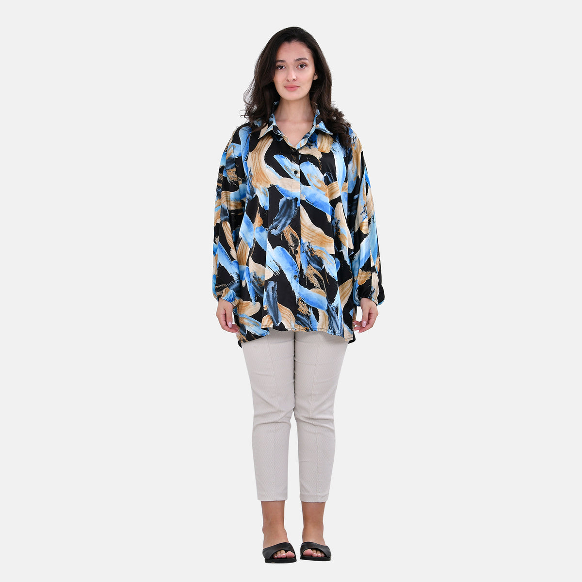 La Marey Printed Top V32573755 0