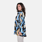 La Marey Printed Top - Blue Size L - XL 16 - 22_7770752_2