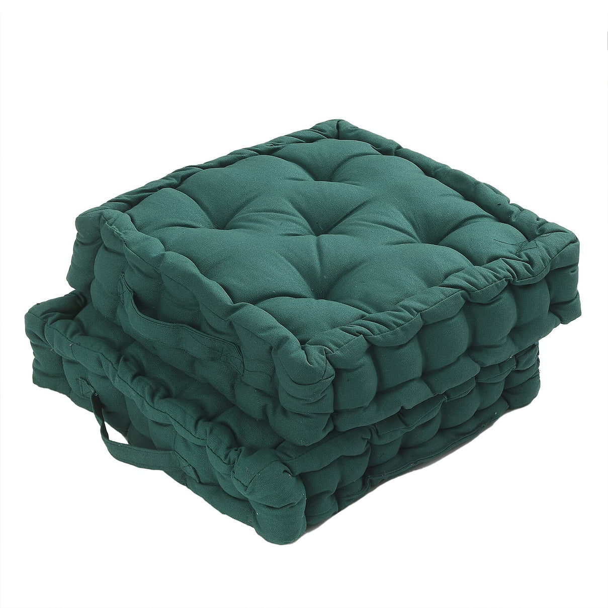 Set of 2 Solid Colour Floor Cushion 7770996 0