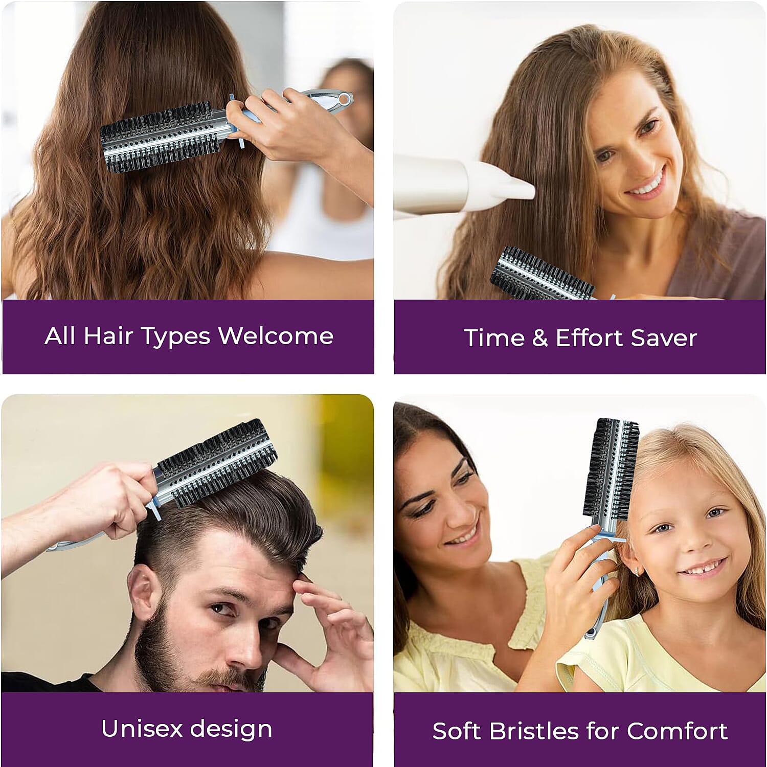 IDEAWORKS - Easy Clean Hair Brush 7771137 3