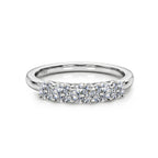 Luxuriant 950 Platinum SGL Certified (VS/EF) Lab Grown Diamond 5 Stone Ring 1.00 Ct. Platinum Wt 4.00 Gms_7772606