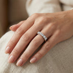 Luxuriant 950 Platinum SGL Certified (VS/EF) Lab Grown Diamond 5 Stone Ring 1.00 Ct. Platinum Wt 4.00 Gms_7772608_1