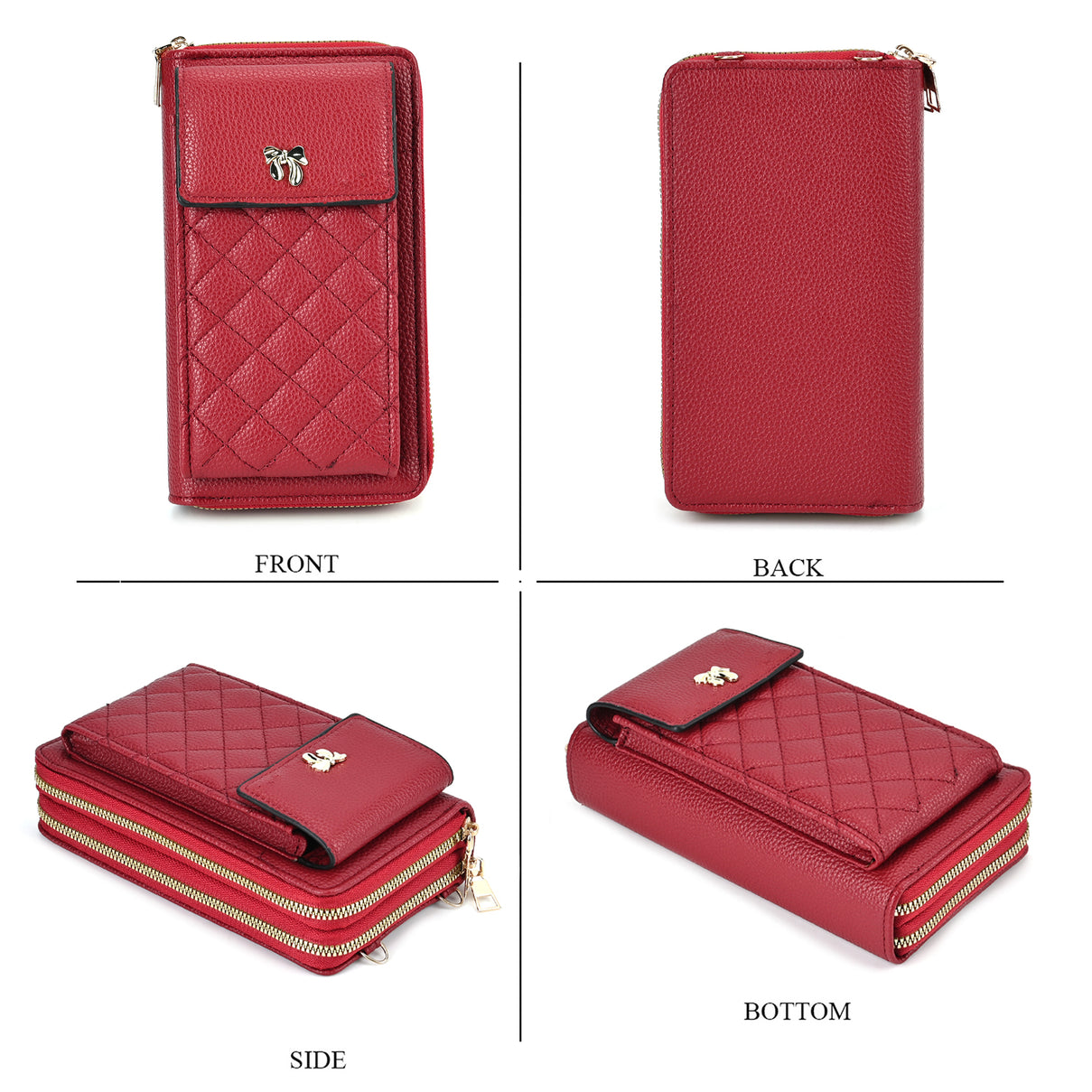 Leatherette Crossbody Cellphone Bag 7774940 4