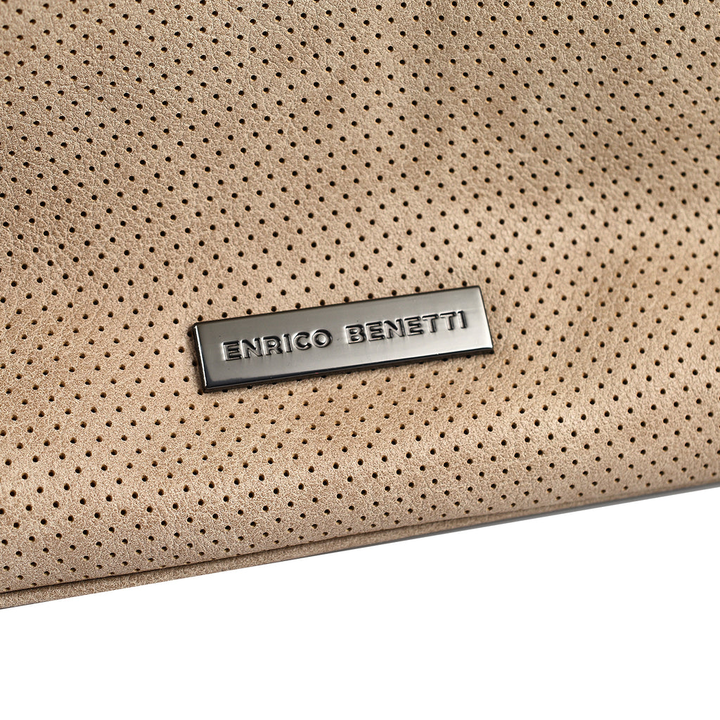 PU Shopper Bag (Size 1x1x1 cm) - Taupe_7775463_3