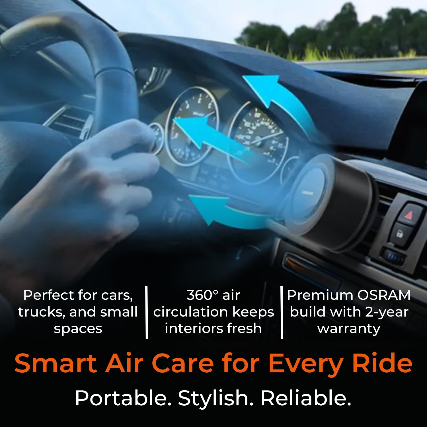 Osram Airzing Mini Air Purifier - Black V32533782 3