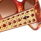 DIOR Ladies Round Sunglasses - Red_7777474_6