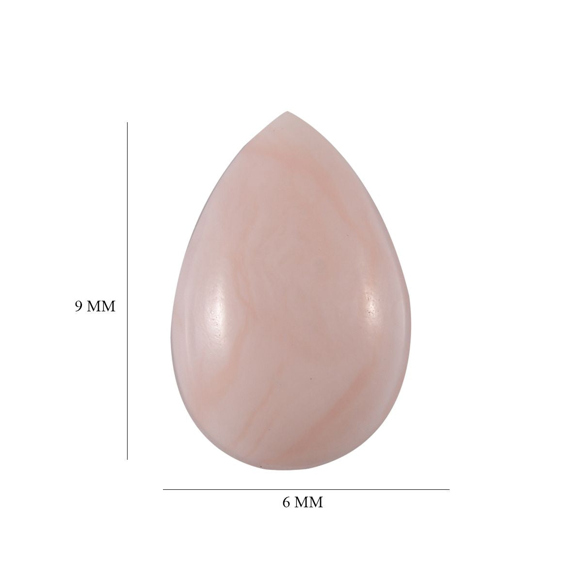 Pink Opal Loose Gemstone in Pear Shape (9x6mm) 7778449 5