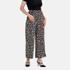 La Marey Polyester Printed Jean and Pant/Trouser (Size M) - Black_7780900_3