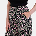 La Marey Polyester Printed Jean and Pant/Trouser (Size M) - Black_7780900_4
