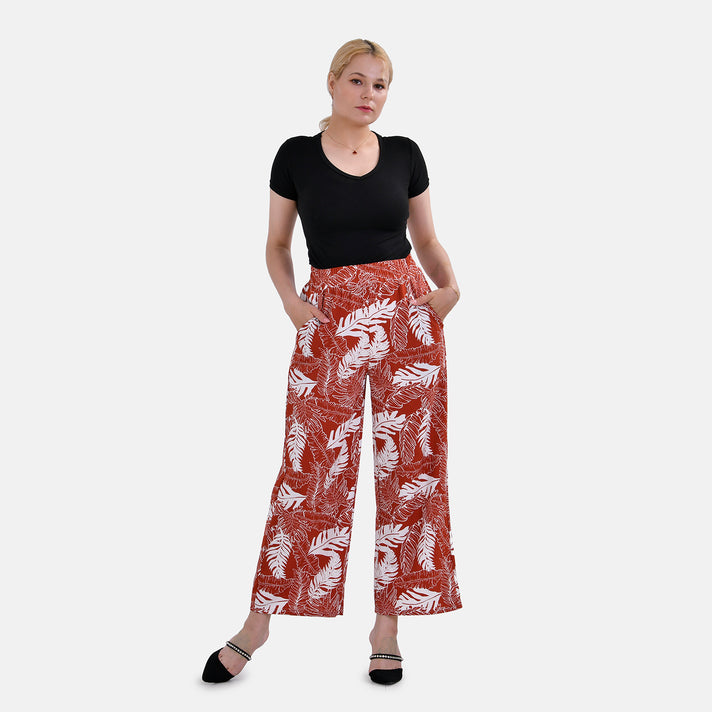 La Marey  Printed Jean Trouser (Size M) - Orange V32621783 1