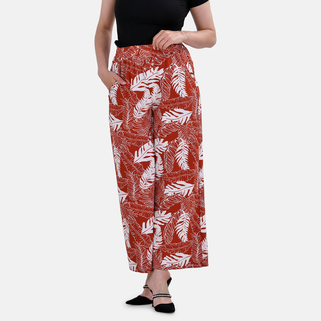 La Marey  Printed Jean Trouser (Size M) - Orange_7780904_3