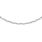 Hatton Garden Mega Closout - Sterling Silver Paperclip Necklace(Size - 18)