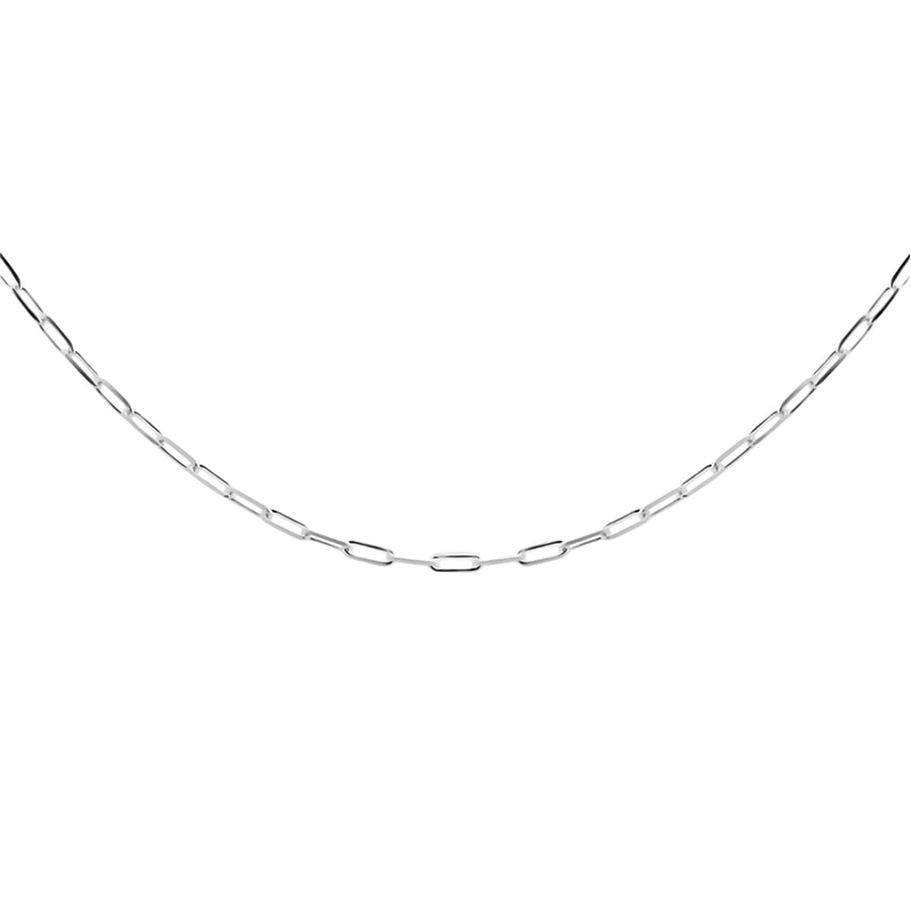 Sterling Silver Paperclip Chain (Size - 20)