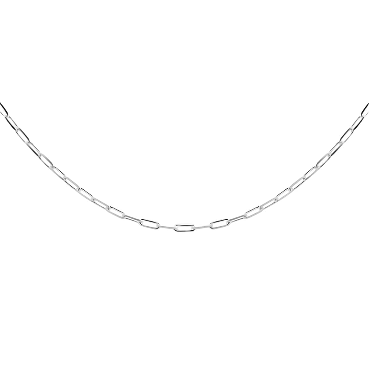 Sterling Silver Paperclip Chain (Size - 20) 7782185 0
