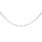 Sterling Silver Paperclip Chain (Size - 20)