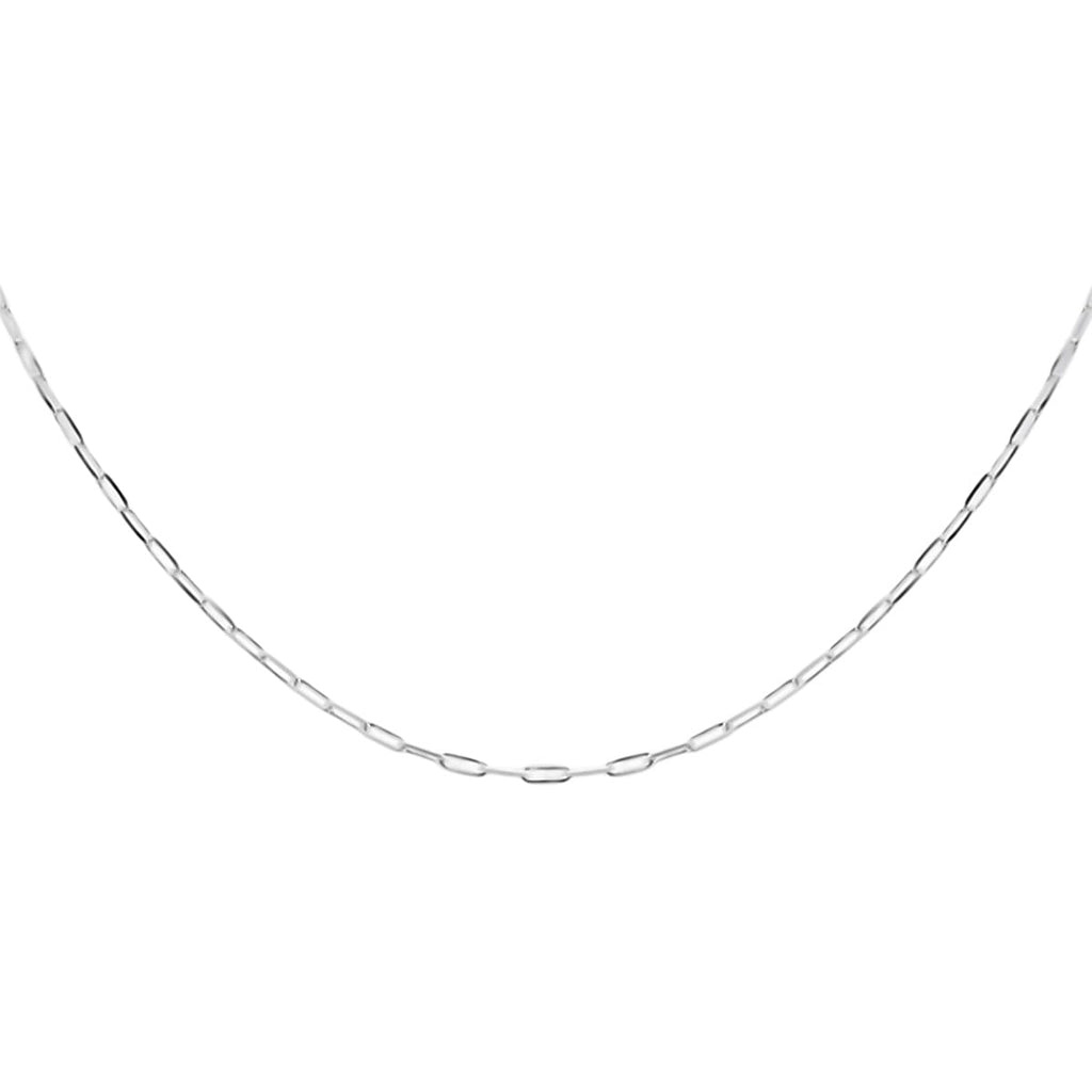 Sterling Silver Paperclip Chain (Size - 20)