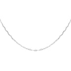 Sterling Silver Paperclip Chain (Size - 20)