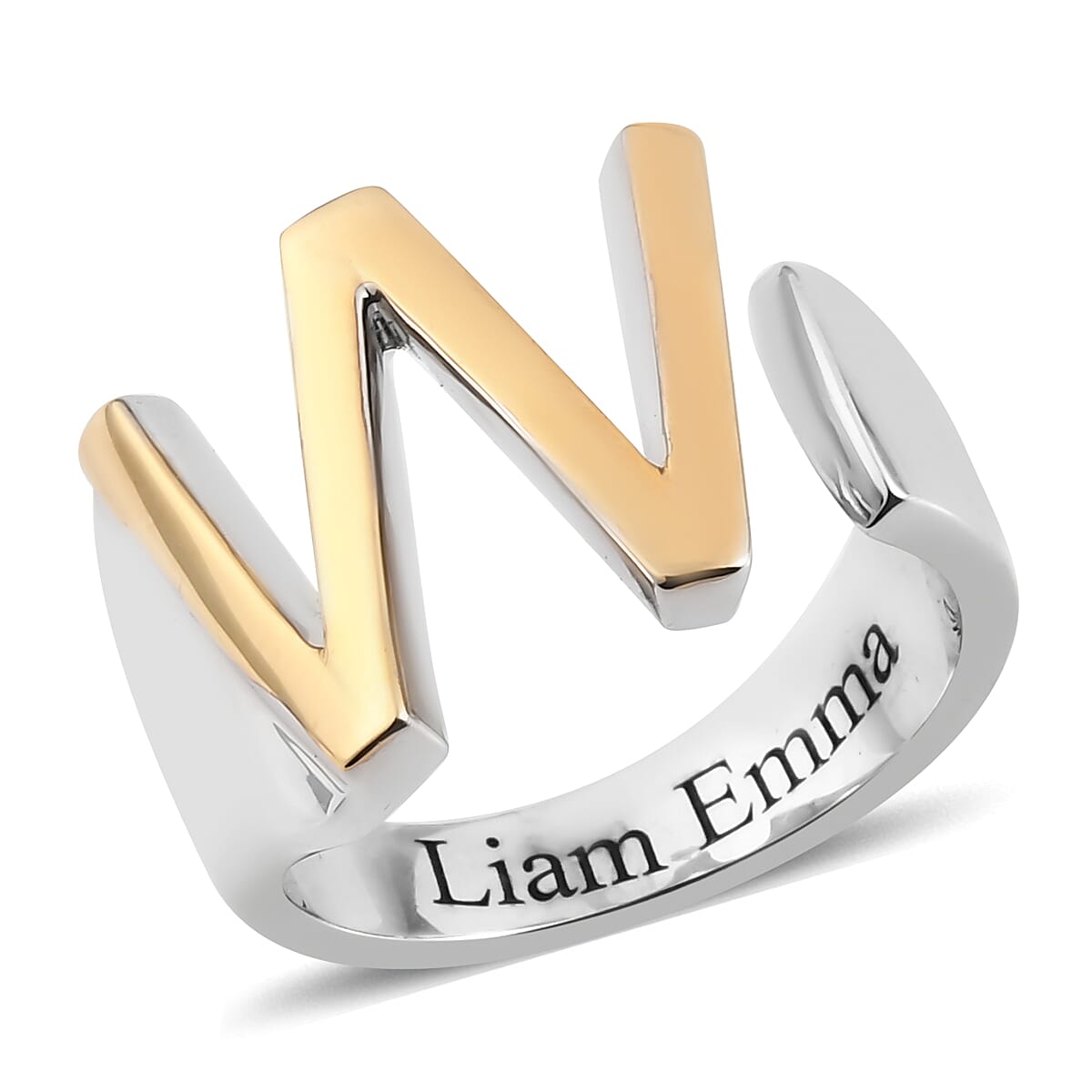 ION Plated 18K YG Fancy Ring Pure Yellow Brass 7785626 0